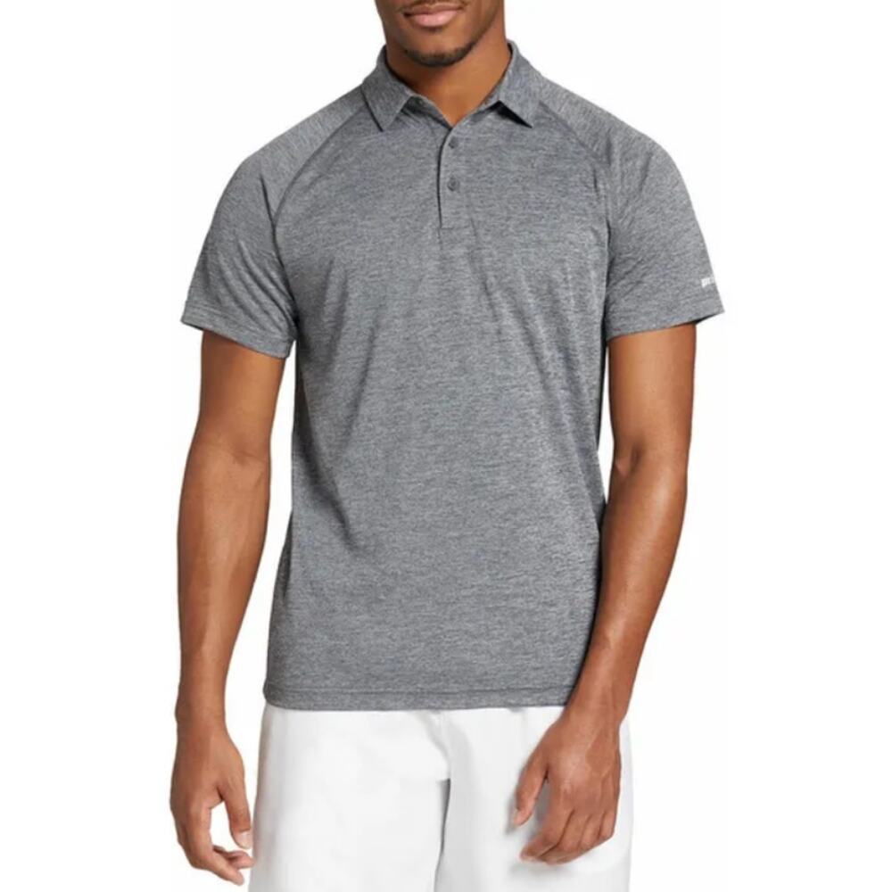 Prince Men's Dark Heather Gray Match Golf Polo 2.0 Shirt Size L